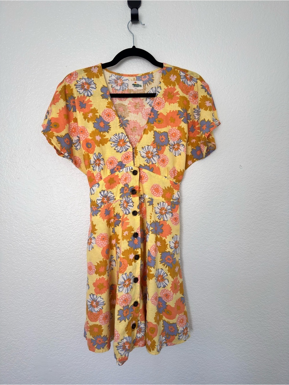Marine Layer Camila Floral Mini Dress - Picture 3 of 10